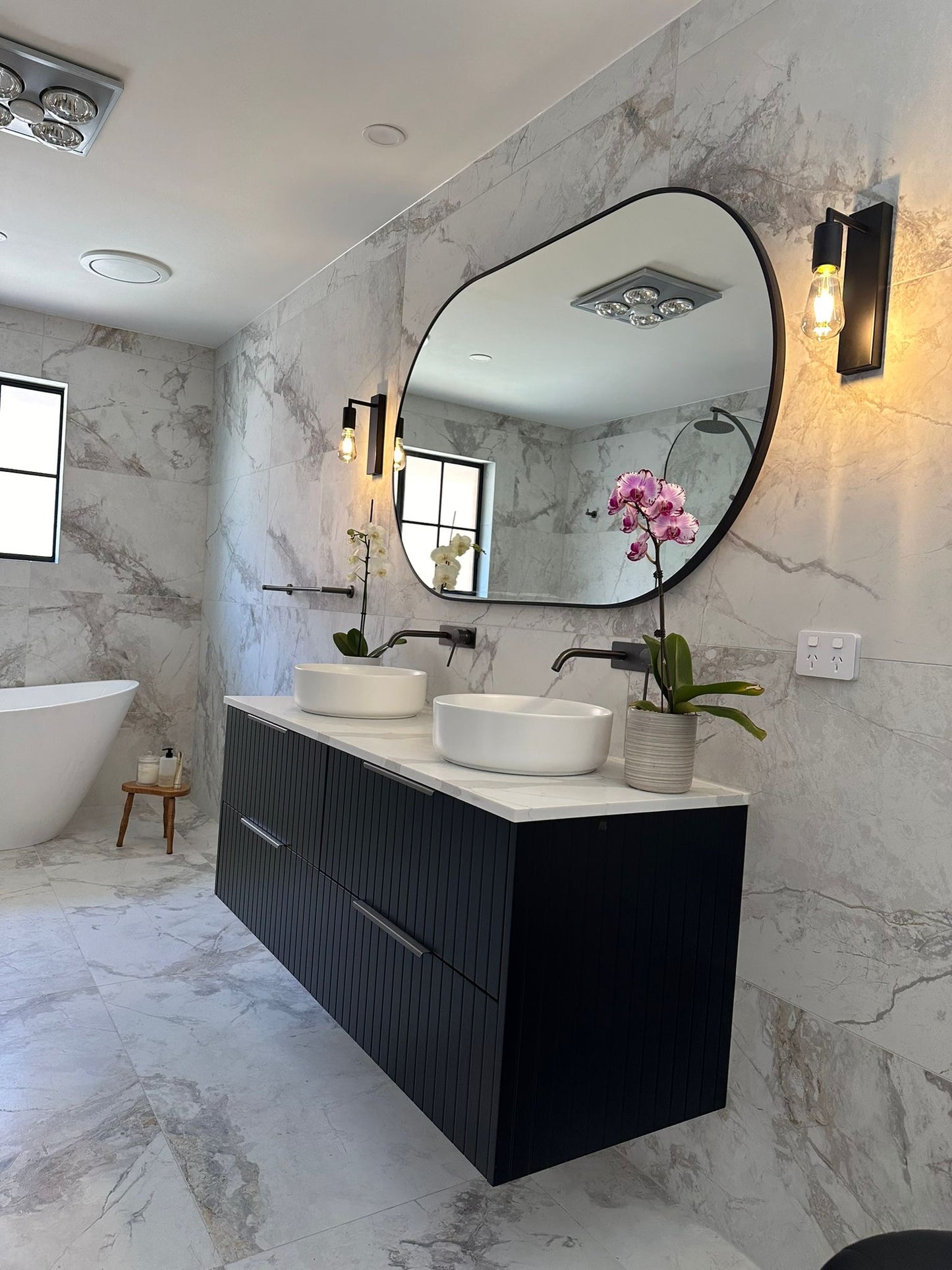 1200*600 MARBLE TILES | ENSUIT BATHROOM