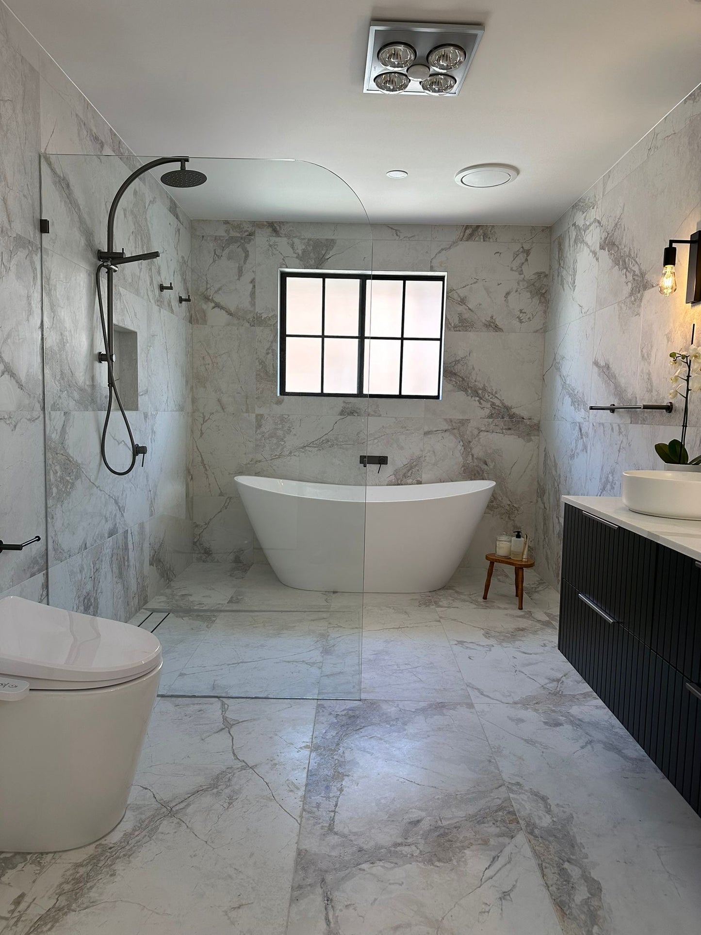 1200*600 MARBLE TILES | ENSUIT BATHROOM